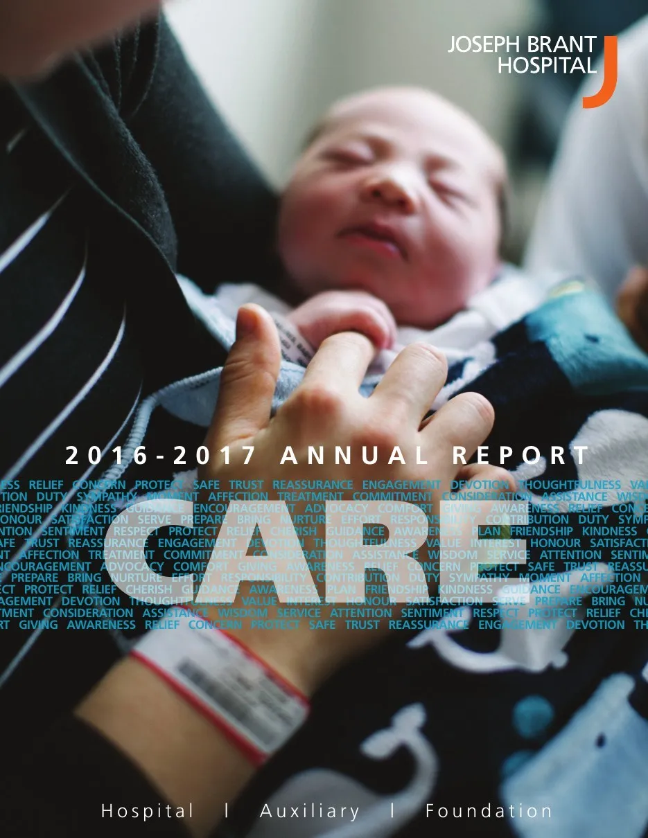 The cover. A newborn held in a parent's hands, with the word Care in large letters.